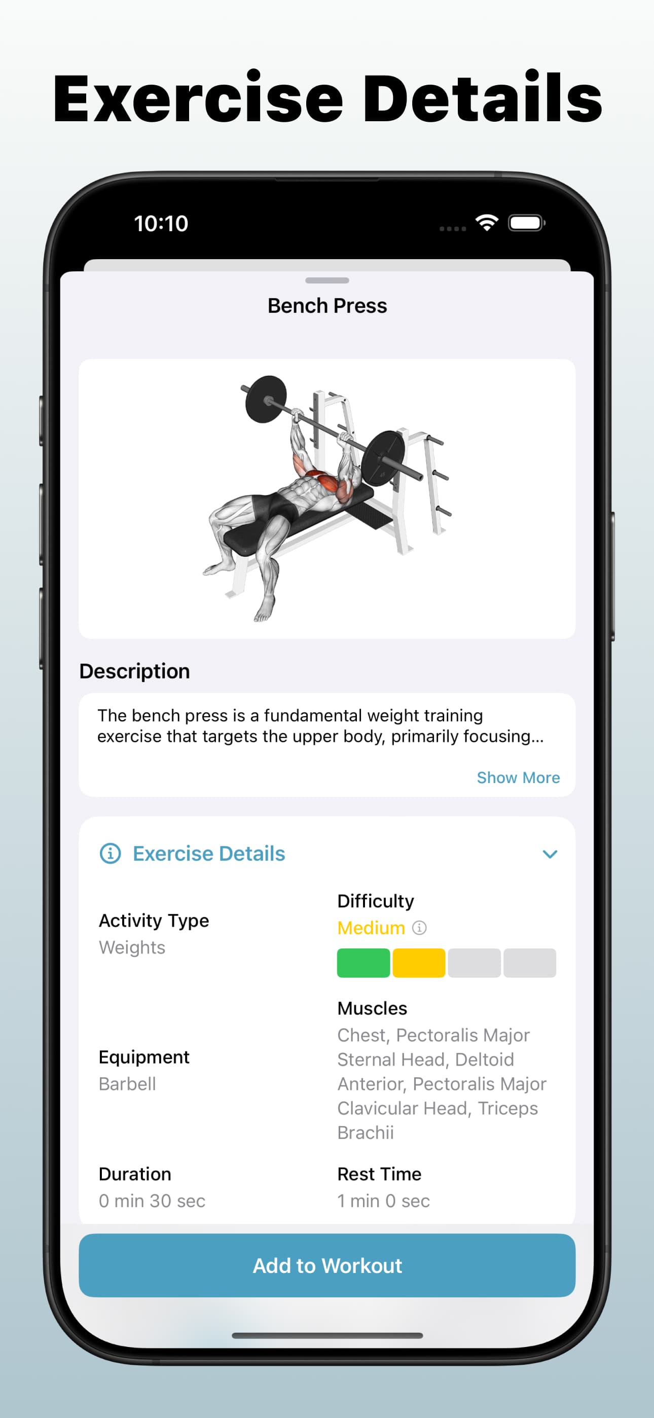 Exercise Details - Get comprehensive instructions for every movement