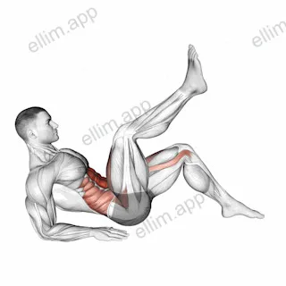 Alternate Toe Tap Leg Lift exercise targeting Hips and Iliopsoas