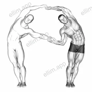 Assisted Side Bent exercise targeting 