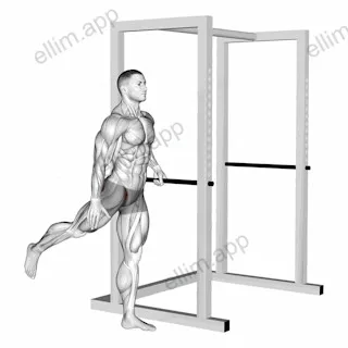 Back Forward Leg Swings exercise targeting Hips and Gluteus Maximus