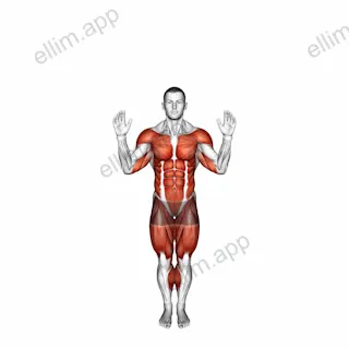 Back Kick Overhead Press exercise targeting Plyometrics