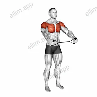 Band Warm-up Shoulder Stretch exercise targeting Chest and Deltoid Anterior
