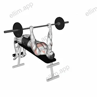 Barbell Decline wide grip pullover exercise targeting Back