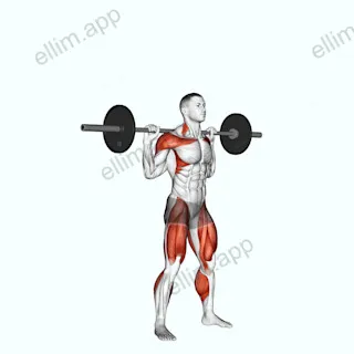 Barbell Heaving Snatch Balance exercise targeting Weightlifting