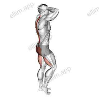 Bodyweight B Stance Good Morning exercise targeting Hips