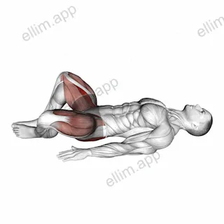 Bodyweight Frog Hip Thrust exercise targeting Hips
