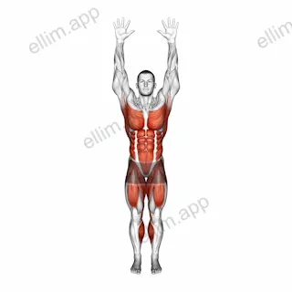 Celebratory Knee Drives exercise targeting Plyometrics