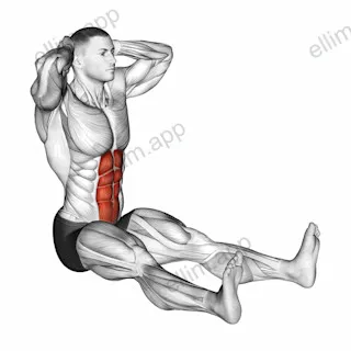 Chin to chest Stretch exercise targeting Waist