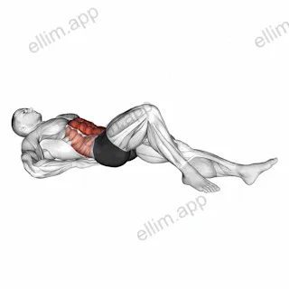Curl-up exercise targeting Waist and Rectus Abdominis