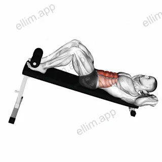 Decline Crunch exercise targeting Waist and Rectus Abdominis