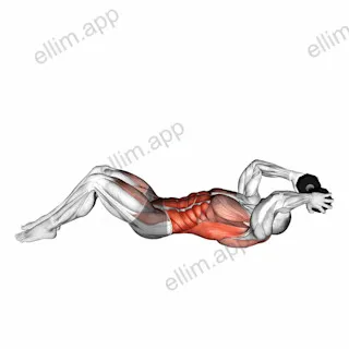 Dumbbell Alternate V up exercise targeting Waist