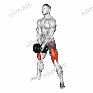 Dumbbell Bar Grip Sumo Squat exercise targeting Gluteus Medius and Gluteus Minimus