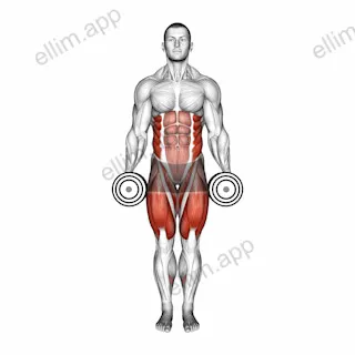 Dumbbell Curtsey Lunge exercise targeting Thighs