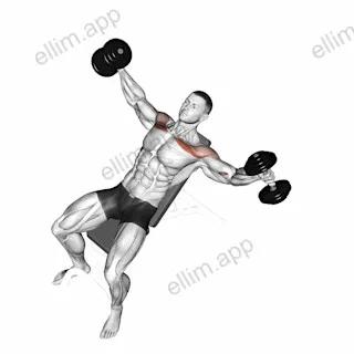 Dumbbell Incline Breeding exercise targeting Chest and Pectoralis Major Clavicular Head