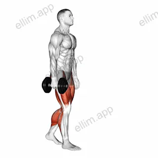 Dumbbell Suitcase Carry exercise targeting Thighs