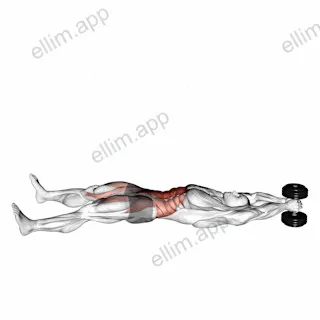 Dumbbell V up exercise targeting Waist