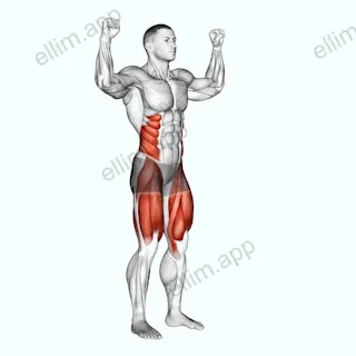 Elbow To Knee Twists exercise targeting Cardio