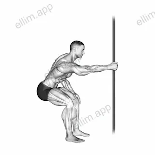 Fixed Bar Back Stretch exercise targeting Back and Infraspinatus