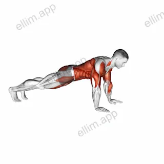 Front Plank Walkout exercise targeting Plyometrics
