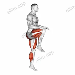 High Knee Run exercise targeting Calves and Hips