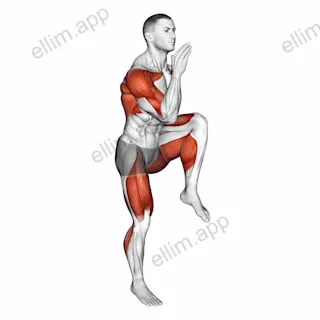 High Knee Sprints exercise targeting Cardio
