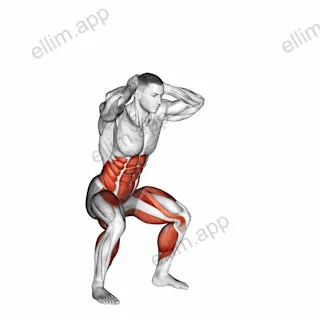 High Knee Squat exercise targeting Cardio