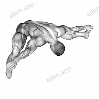 Hip Abduction With Flexion In Front Stretch exercise targeting Hips