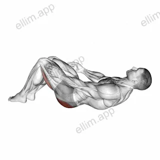 Hug keens to chest exercise targeting Hips and Gluteus Maximus