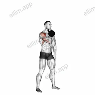 Kettlebell Arnold Press exercise targeting Shoulders and Deltoid Anterior