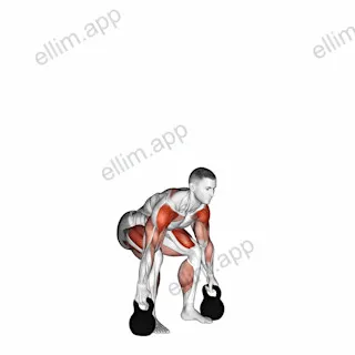 Kettlebell Clean and Jerk exercise targeting Hips and Shoulders