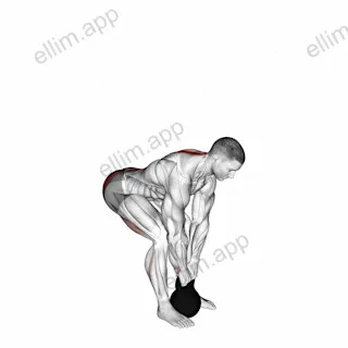 Kettlebell Good Morning exercise targeting Hips and Hamstrings
