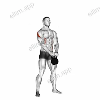 Kettlebell Pirate Ships exercise targeting Shoulders and Deltoid Posterior