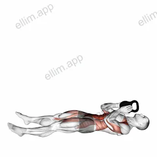 Kettlebell Sit-up Press exercise targeting Waist