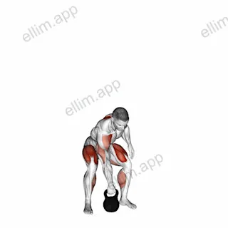 Kettlebell Split Snatch exercise targeting Hips