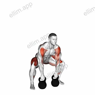 Kettlebell Sumo Deadlift with High Pull exercise targeting Hips and Gluteus Maximus