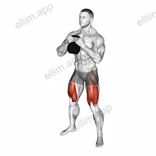 Kettlebell Sumo Squat exercise targeting Hips