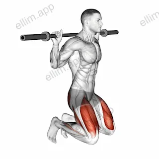 Kneeling Jump Squat exercise targeting Hips and Gluteus Maximus
