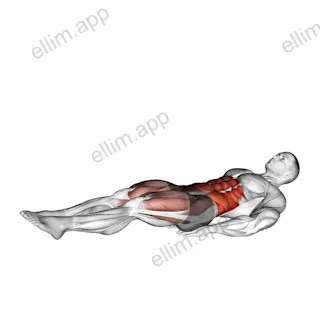Lying Leg Hip Side Raise on Floor exercise targeting Iliopsoas and Obliques