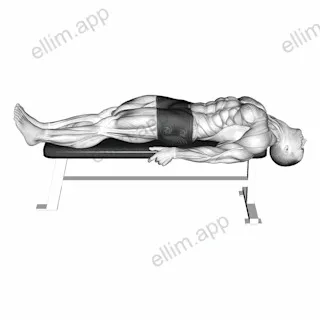Lying Neck Extension Stretch exercise targeting Neck