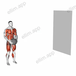Medicine Ball Step Behind Rotational Throw exercise targeting Plyometrics