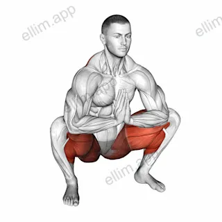 Namaskarasana Yoga Pose exercise targeting Stretching