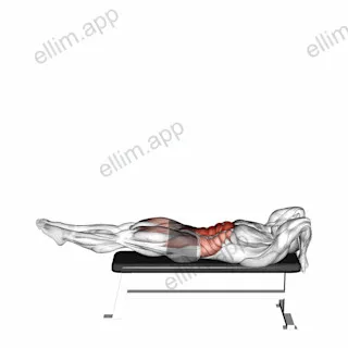 Negative Dragon Flag exercise targeting Waist and Iliopsoas