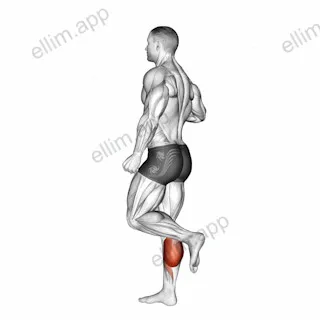 One Leg Floor Calf Raise exercise targeting Calves and Gastrocnemius