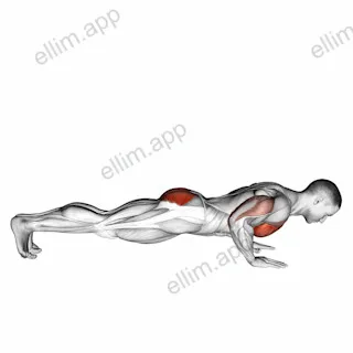 Outside Leg Kick Push Up exercise targeting Hips