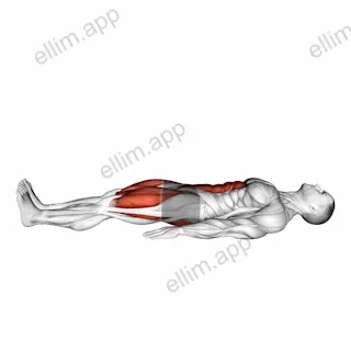 Pavanamuktasana Yoga Pose exercise targeting Stretching