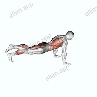 Power Point Plank exercise targeting Thighs and Iliopsoas