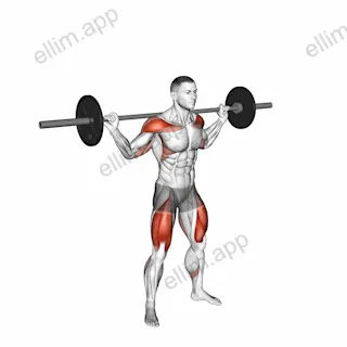 Press Under exercise targeting Weightlifting