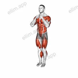 Punch Step Forward exercise targeting Plyometrics