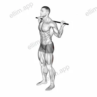 PVC Good Morning exercise targeting Hips and Hamstrings