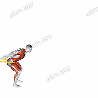 Resistance Band Long Jump exercise targeting Plyometrics